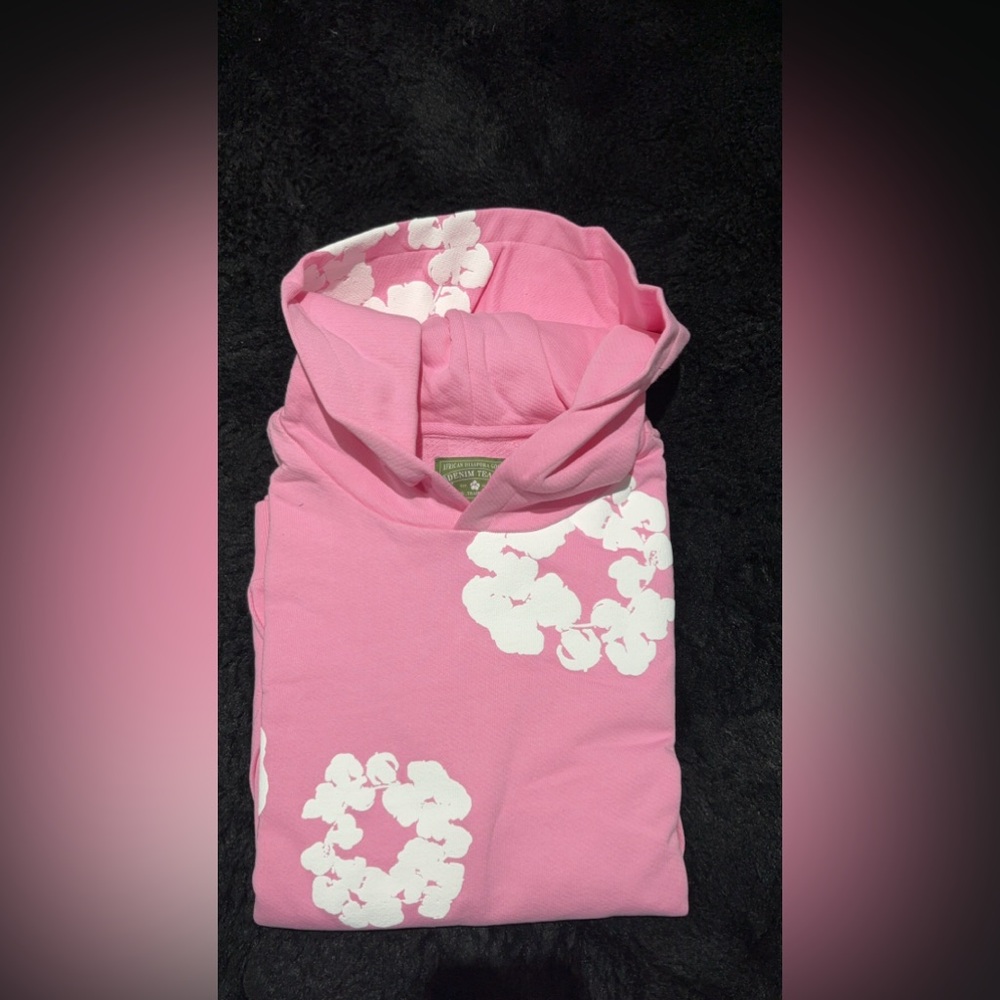 Denim Tears Pink Hoodie